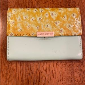 Lancaster ostrich Paris ladies wallet